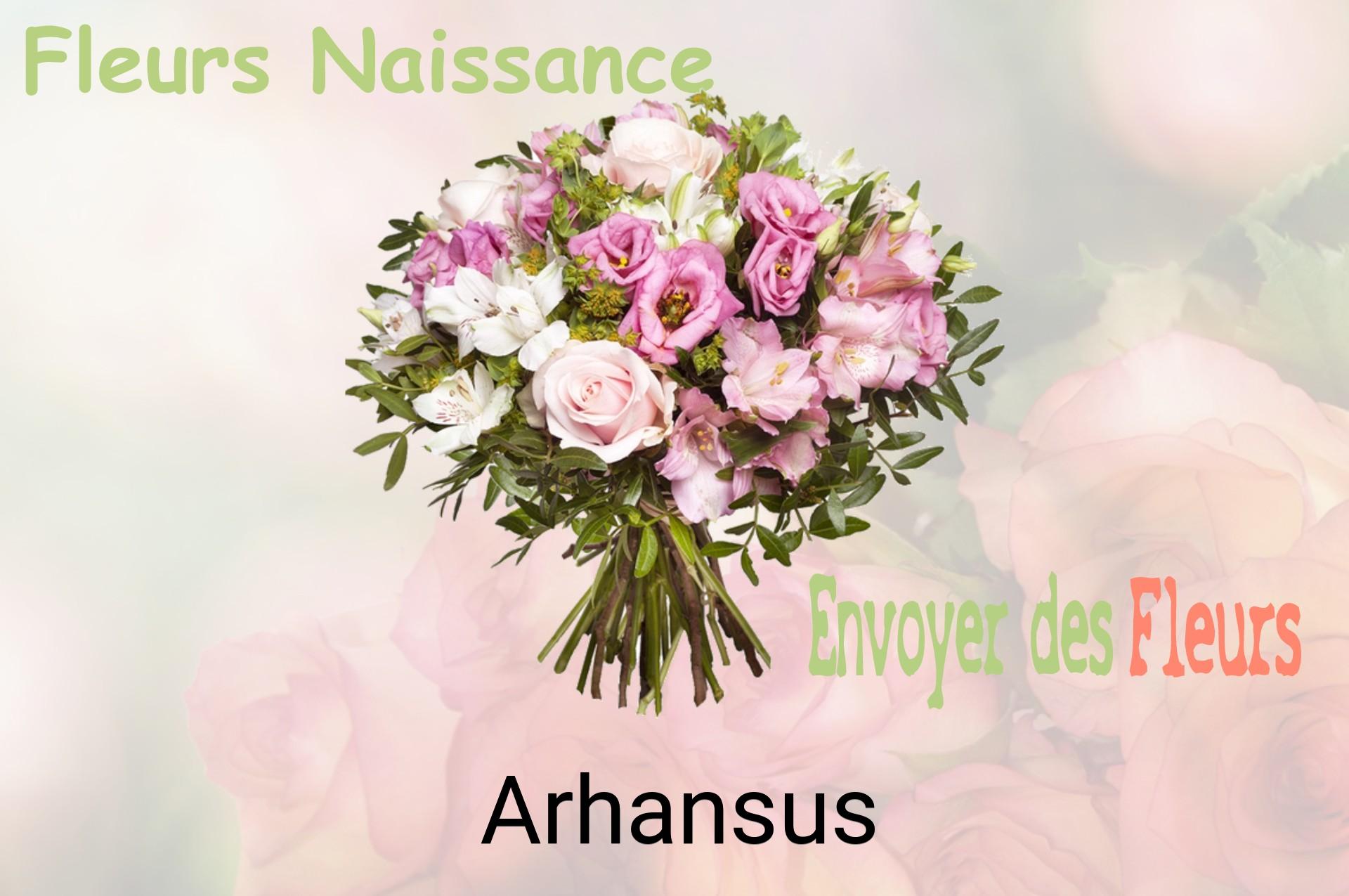 Bouquet de fleurs de naissance livré à Arhansus